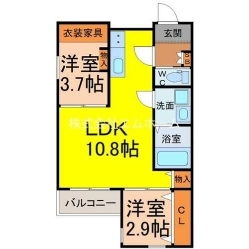 ilusion道徳の間取り