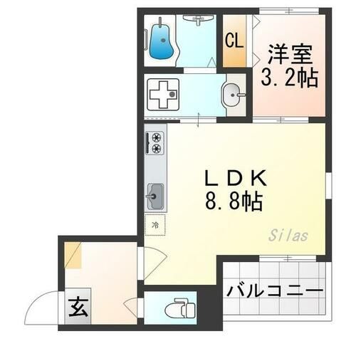 四ノ宮レジデンスの間取り