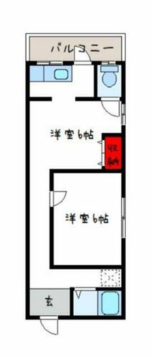 八尾市太田新町アパートの間取り