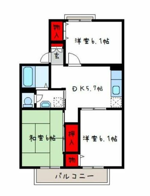 ボナールSの間取り