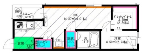 Liberte伝馬の間取り