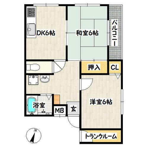 メープルハイツの間取り