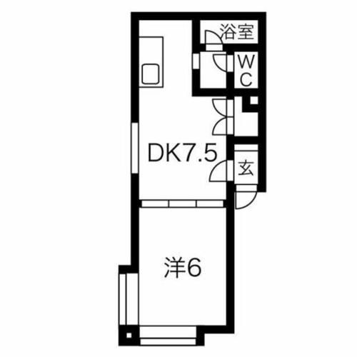 アドゥヴァンス川沿の間取り
