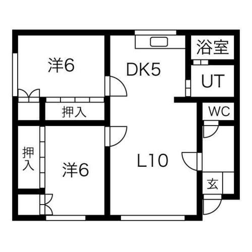 北海道札幌市東区本町二条5丁目(アパート)の賃貸物件の間取り