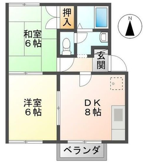明光ハイムの間取り