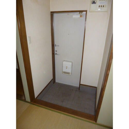嶋田ハイツの玄関