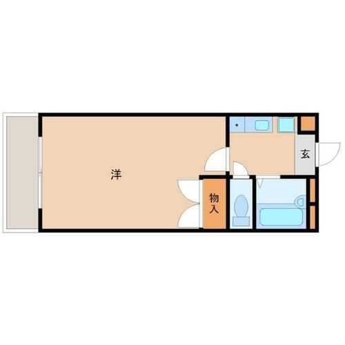 兵庫県尼崎市大島2丁目(マンション)の賃貸物件の間取り