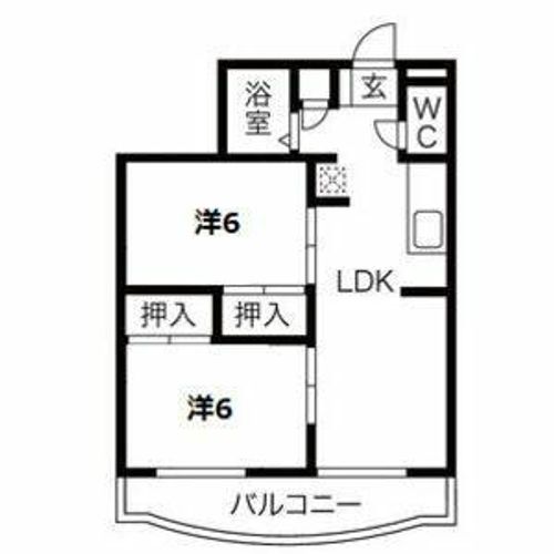 レジデンス光和N104の間取り