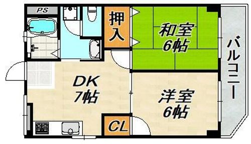 平和台マンションの間取り