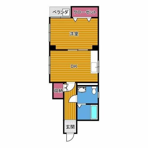 エフレジデンス富田林の間取り