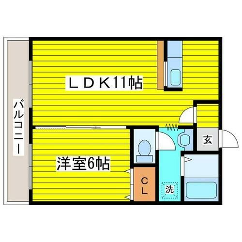 リゾルテN12の間取り