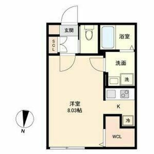 Branche桜山Chambreの間取り