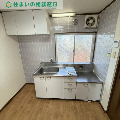 愛知県岡崎市東蔵前町字木平(マンション)の賃貸物件のキッチン