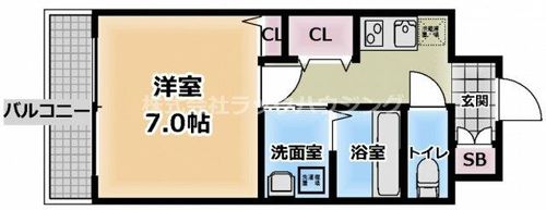 サンヴィラ千林の間取り