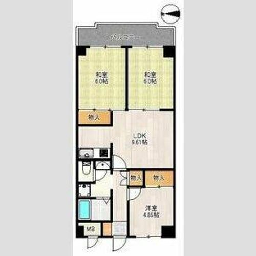 グランドメゾン浅田Ⅰの間取り