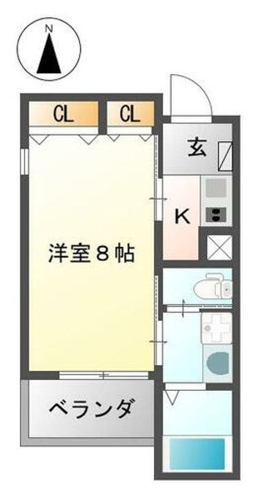 Ever Green 武庫之荘401の間取り