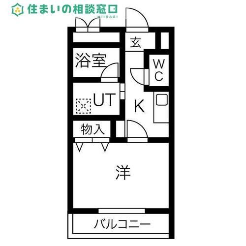 愛知県碧南市向陽町2丁目(マンション)の賃貸物件の間取り