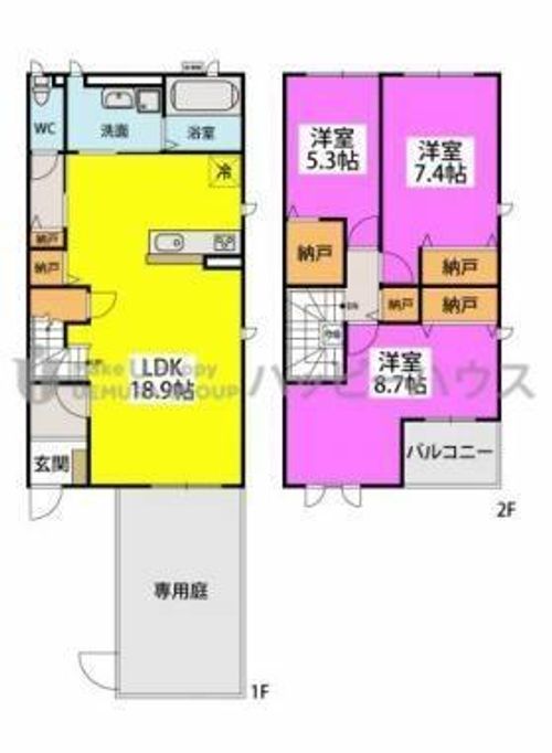 ハイムA-4の間取り