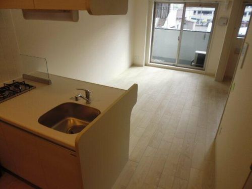 プレサンス栄ブリオの居間