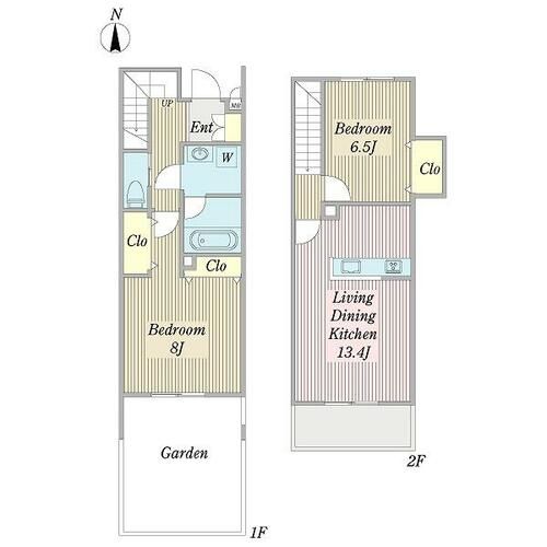 toit vertの間取り