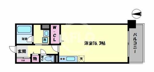 ロイヤルパークス桃坂の間取り