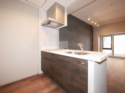 北海道札幌市中央区南六条西12丁目(マンション)の賃貸物件のキッチン