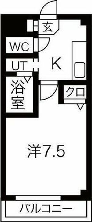 レジデンス司Ⅱ202の間取り