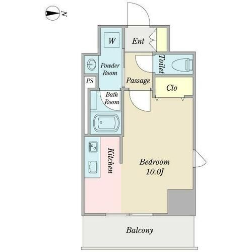 プロシード大須1101の間取り