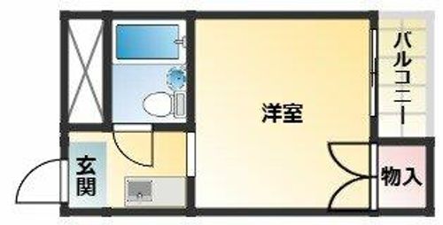 エスティライフ平野の間取り