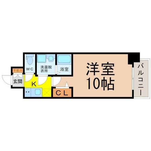 プレサンス上前津プレスの間取り