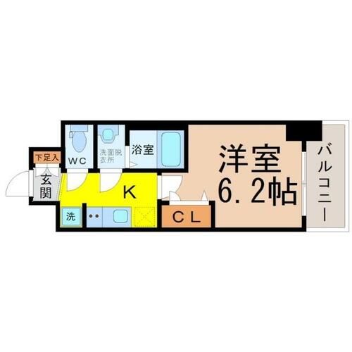 メイクス矢場町の間取り