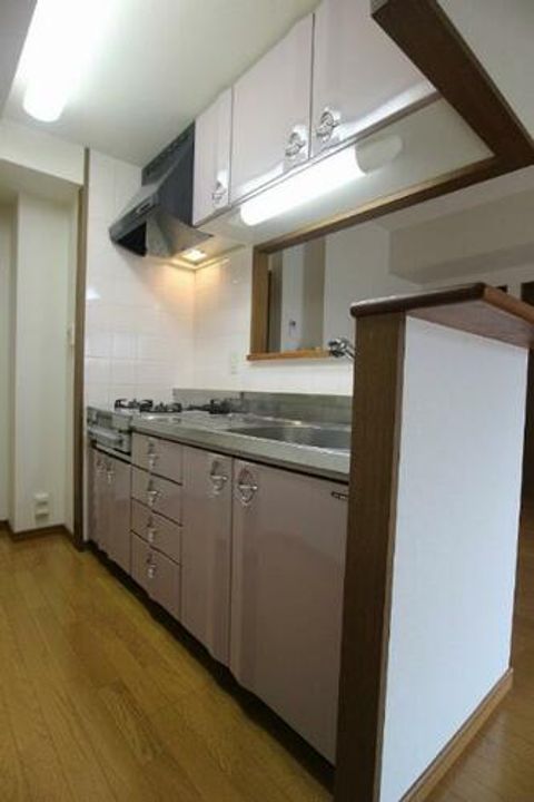 福岡県北九州市小倉北区江南町(マンション)の賃貸物件のキッチン