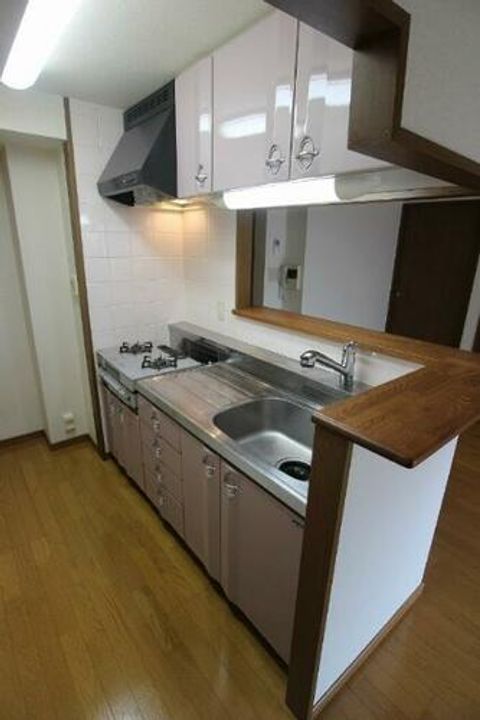 福岡県北九州市小倉北区江南町(マンション)の賃貸物件のキッチン