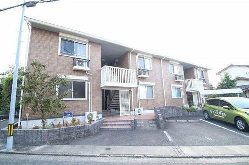 福岡県久留米市国分町(アパート)の賃貸物件の玄関