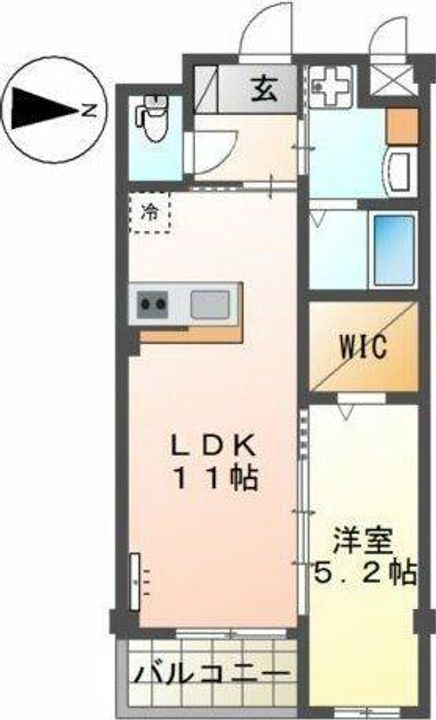 福岡県福岡市東区和白丘3丁目(マンション)の賃貸物件の間取り