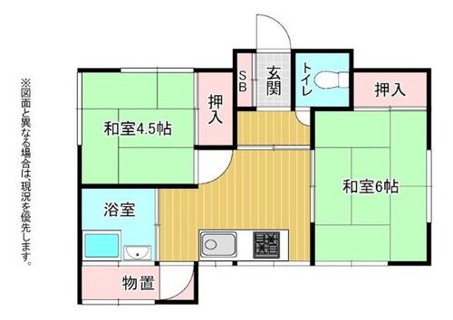 福岡県北九州市門司区柳町4丁目(一戸建)の賃貸物件の間取り