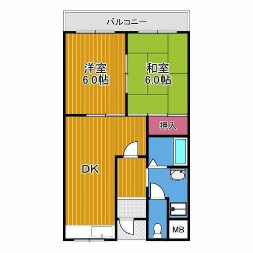 みどりマンションの間取り