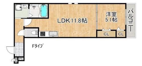 ポート フルールの間取り