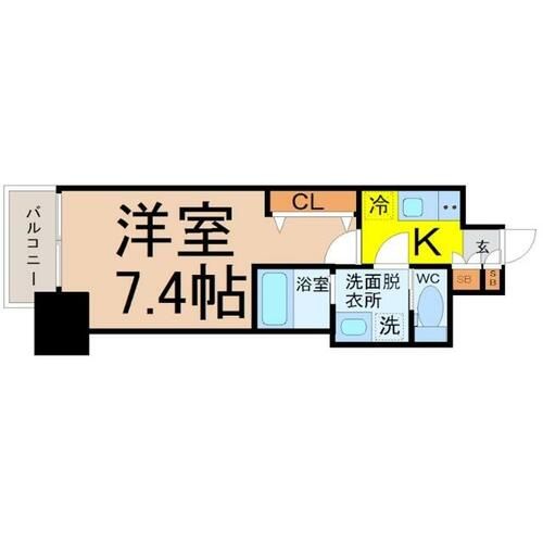 S-RESIDENCE名駅南の間取り
