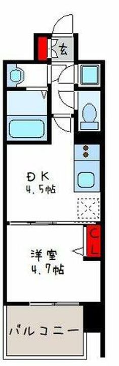 ファーストフィオーレ長田グランディールの間取り