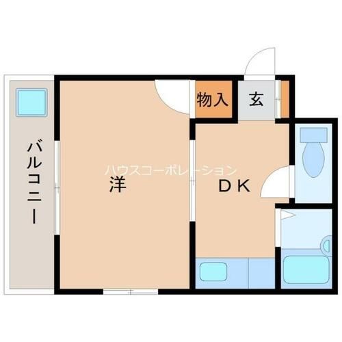 北口ハイツの間取り
