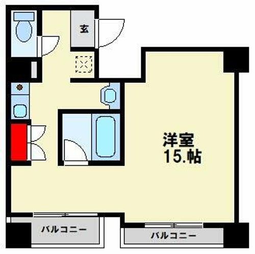 福岡県北九州市八幡西区菅原町(マンション)の賃貸物件の間取り