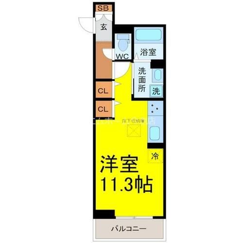 アエルビーレの間取り