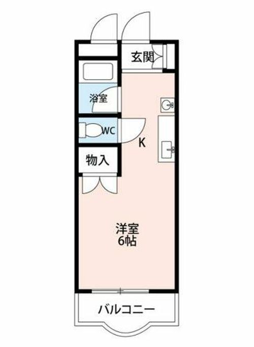 タウンコート末広305の間取り