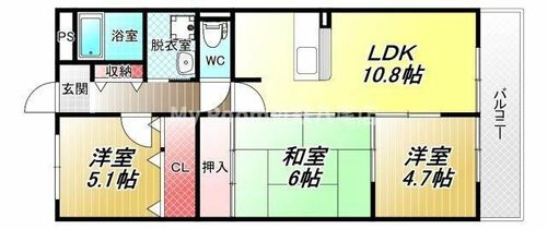 パルトーク山本の間取り