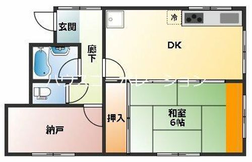 兵庫県尼崎市杭瀬本町1丁目(マンション)の賃貸物件の間取り