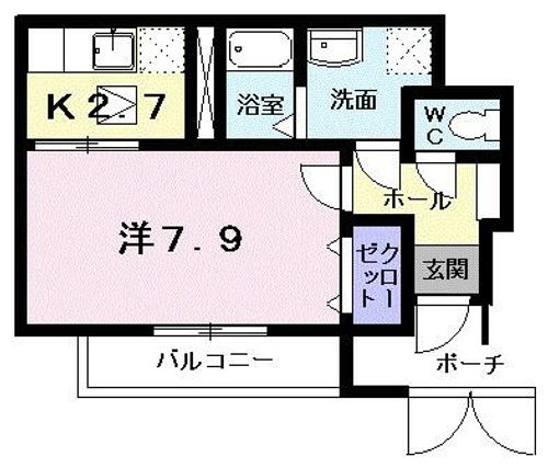 アン ソレイエ Ⅱの間取り
