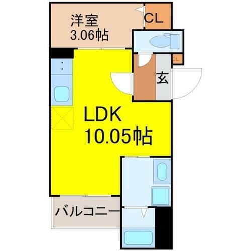 愛知県名古屋市南区三吉町3丁目(アパート)の賃貸物件の間取り