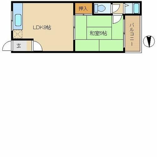 信濃マンションの間取り
