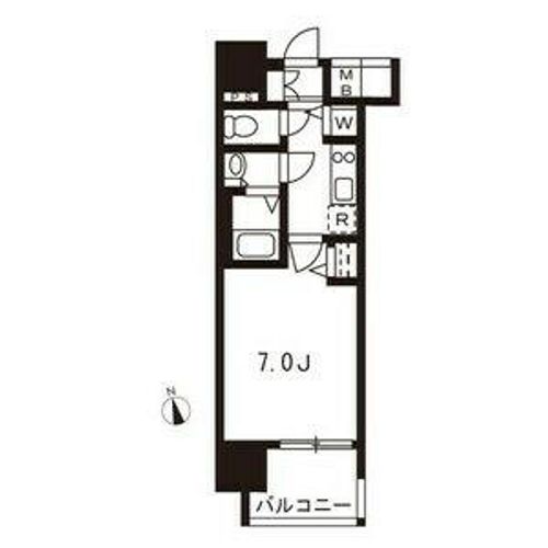 愛知県名古屋市西区幅下2丁目(マンション)の賃貸物件の間取り